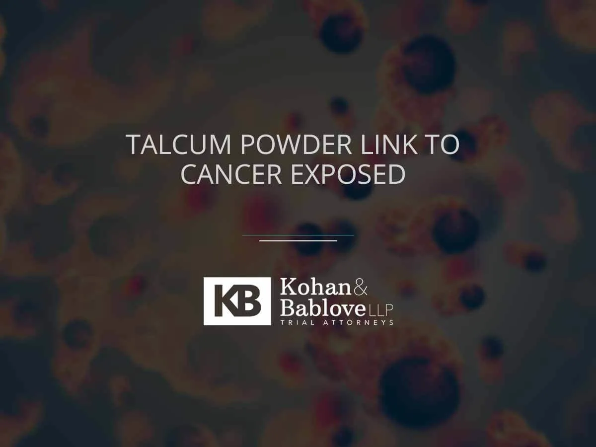 talcum powder link to cancer exposed