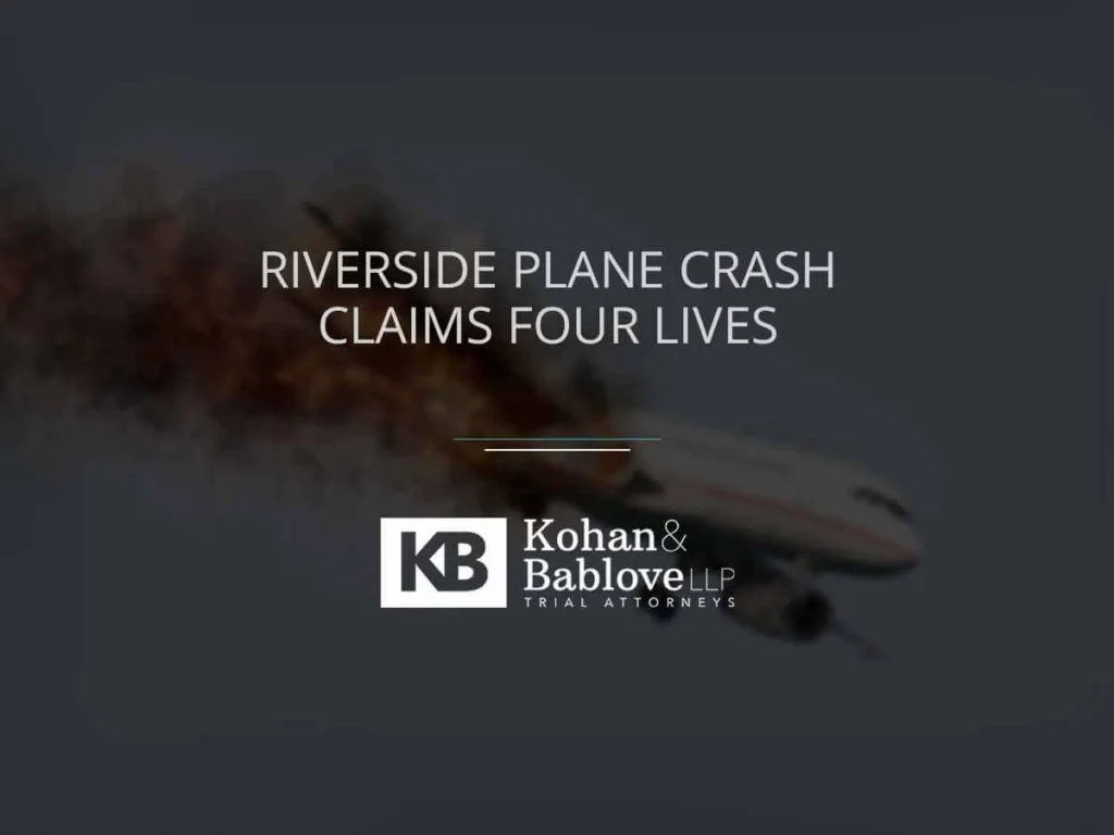 Riverside Plane Crash Claims Four Lives: What Victims and Families Can Do