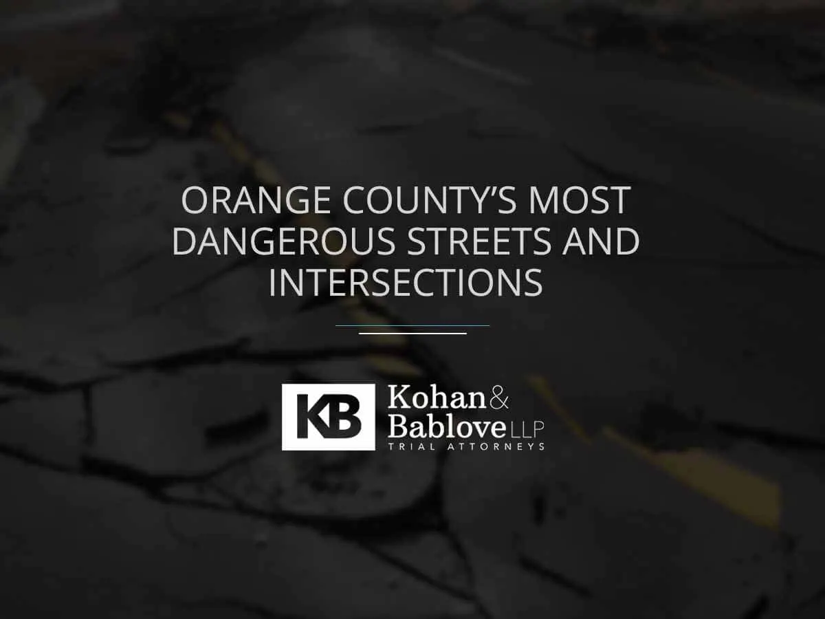 Orange County's most dangerous streets and intersections