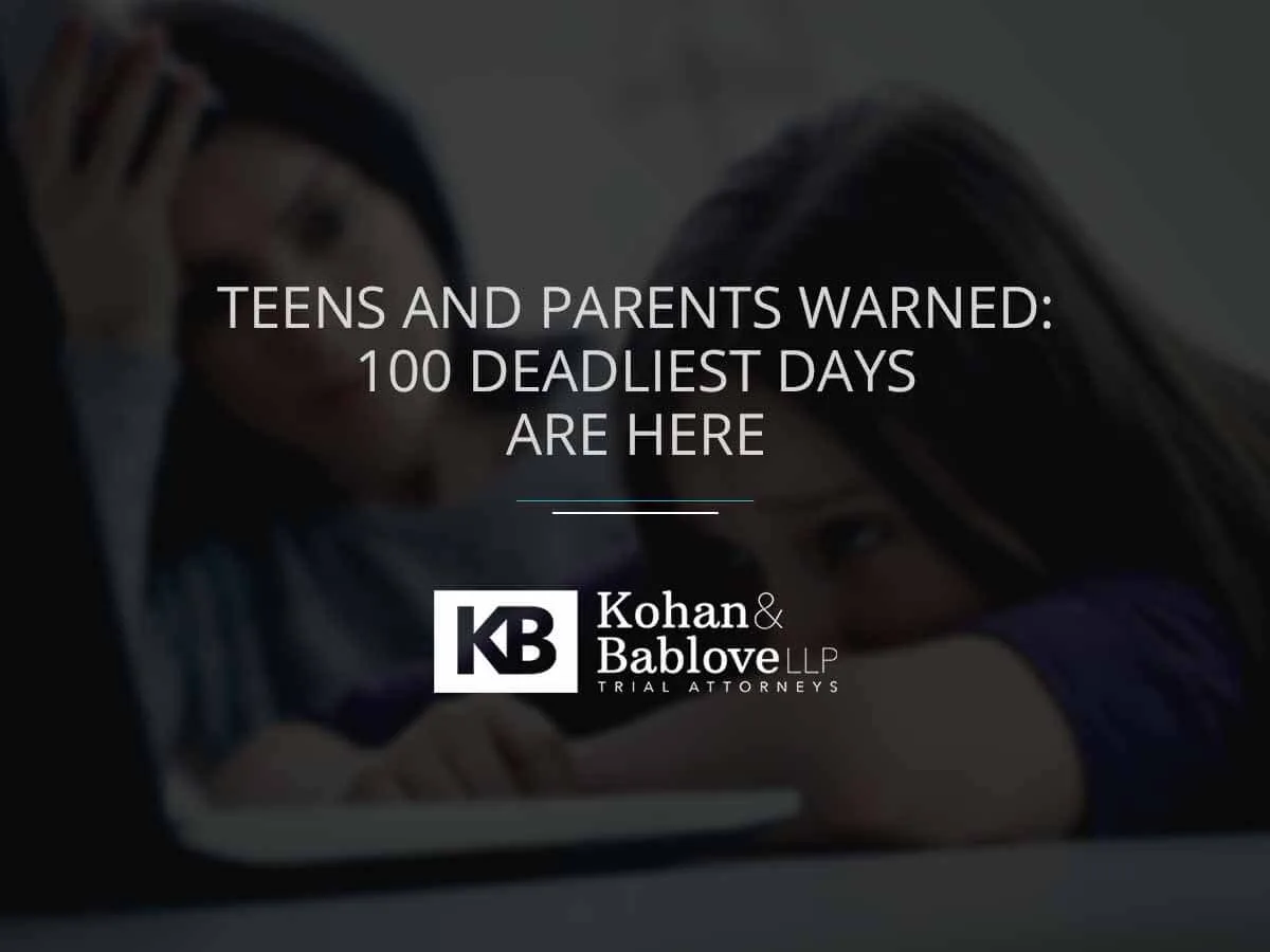 teens and parents warned