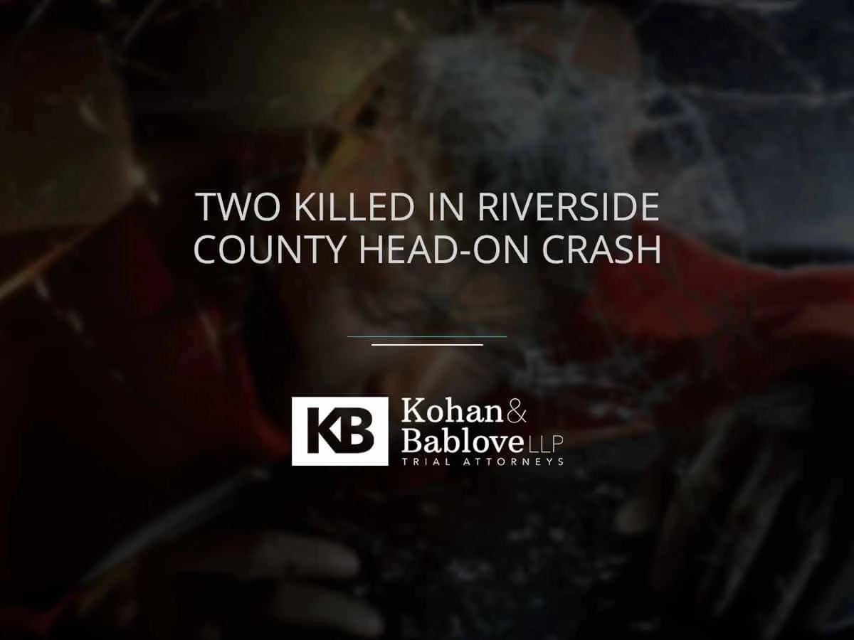 two killed in Riverside County head-on crash