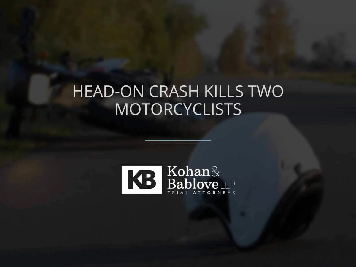 head-on crash kills two motorcyclists