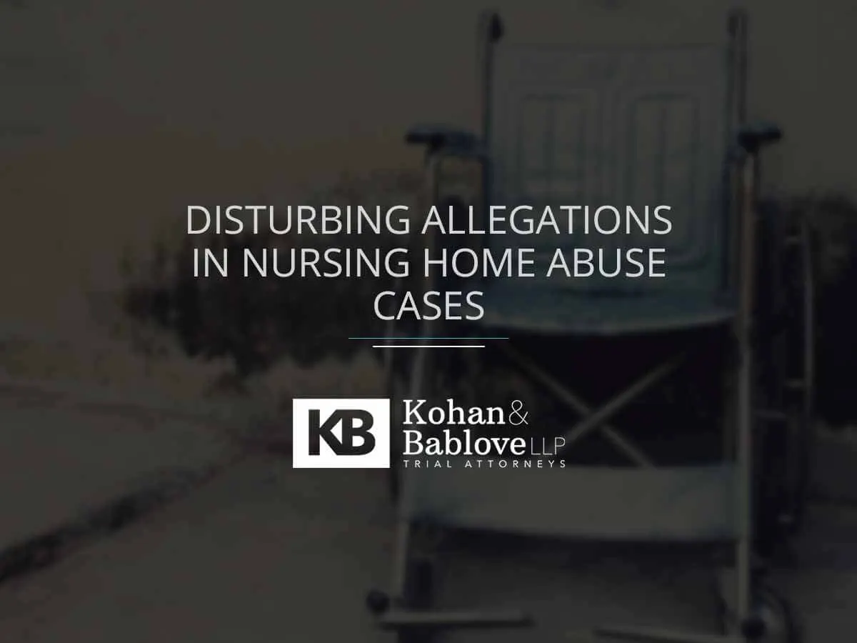disturbing allegations in nursing home abuse cases