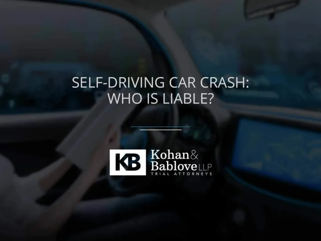 Who’s Liable When a Self-Driving Car Causes a Crash?