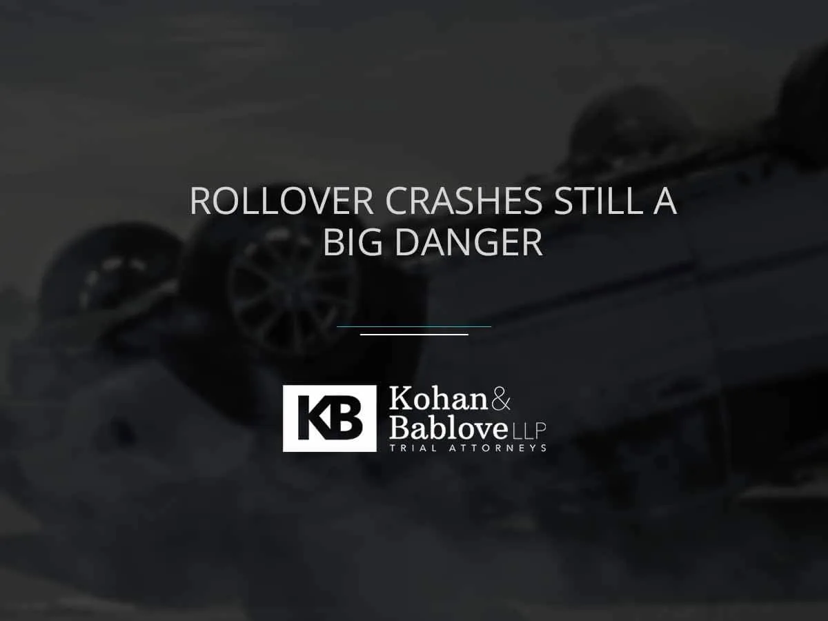 rollover crashes still a big danger