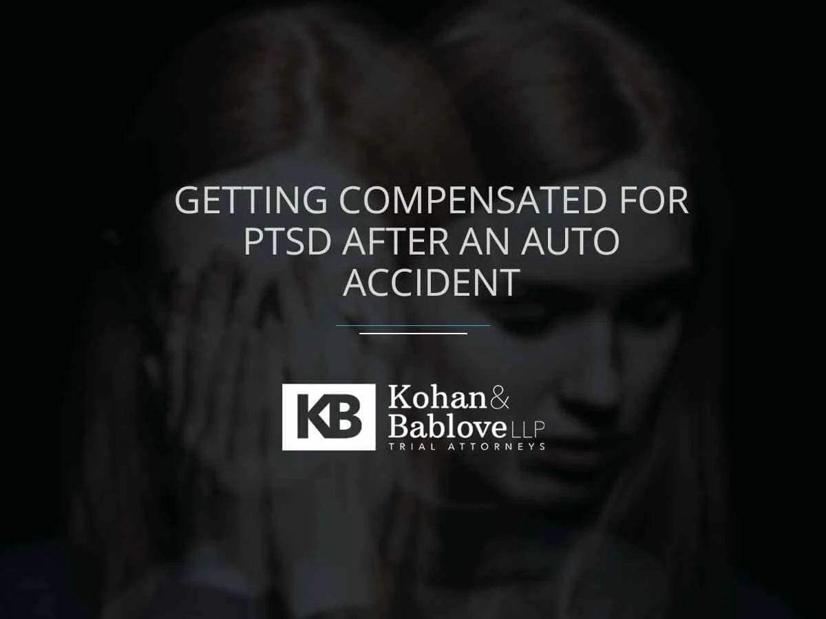 getting compensated for PTSD after an auto accident