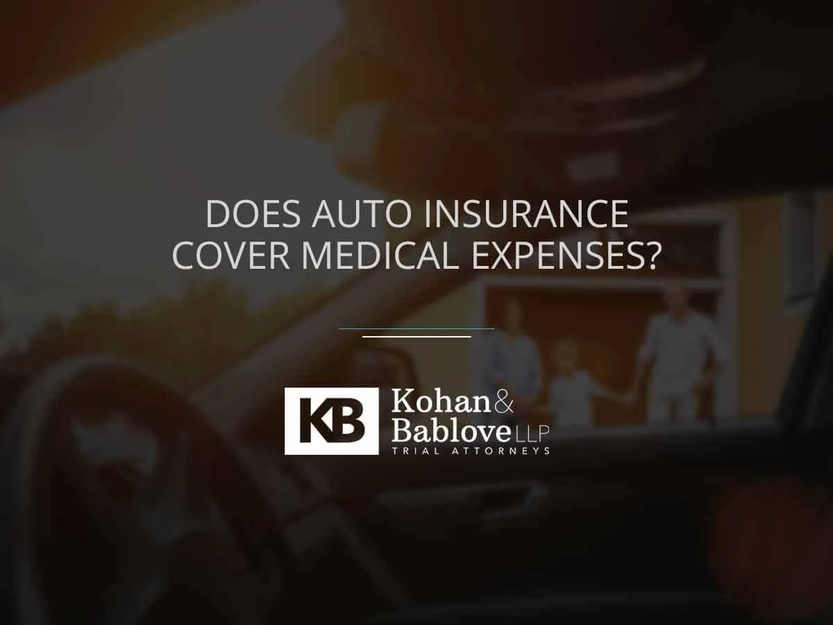does auto insurance cover medical expenses