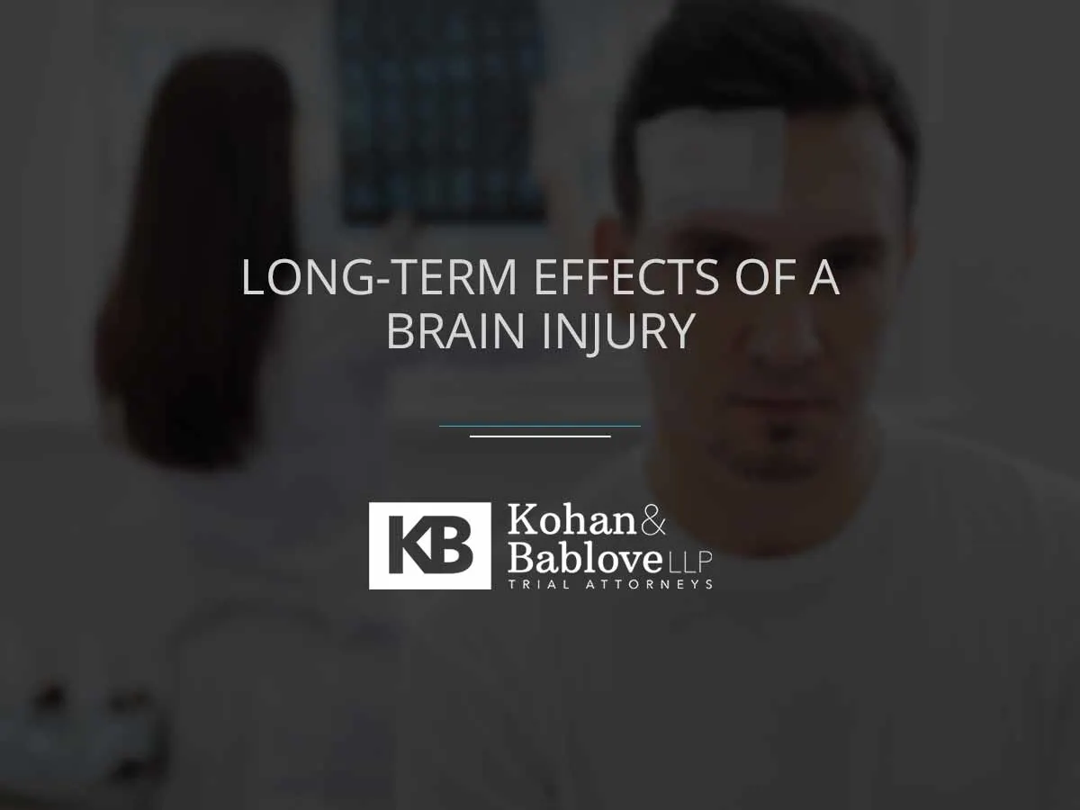 long-term effects of a brain injury