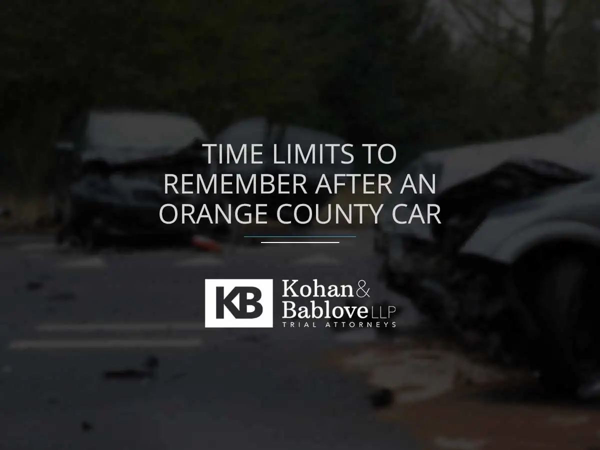 time limits to remember after an accident