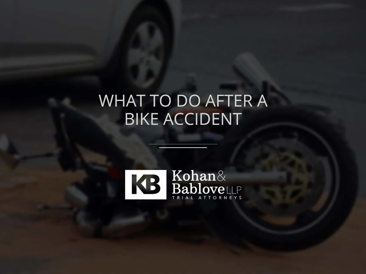 what to do after a bike accident