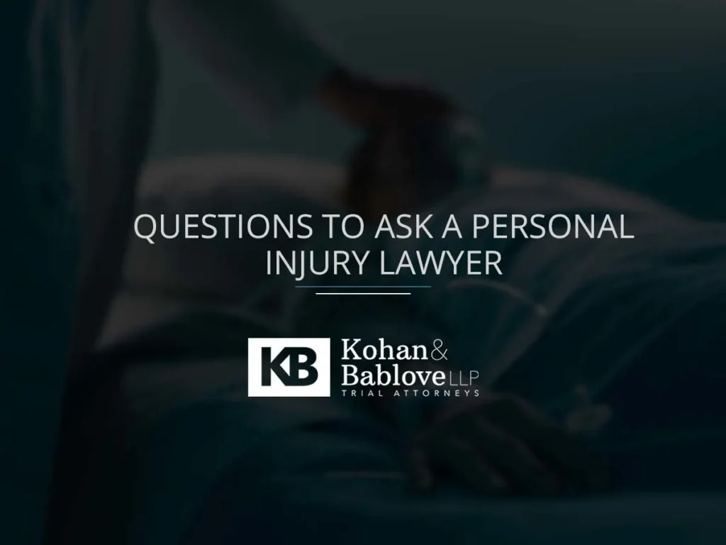 Questions to Ask a Personal Injury Lawyer Before You Hire One