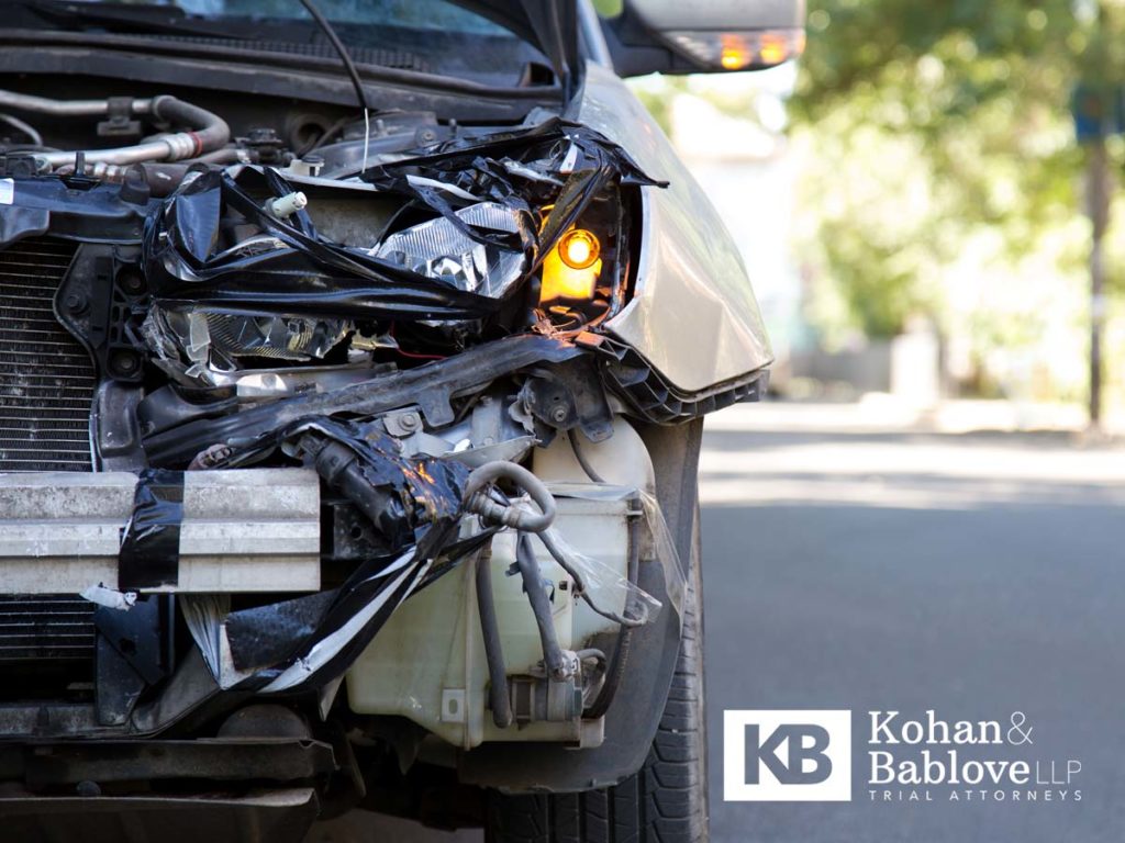 Motor Vehicle After Car Accident in Orange County, California