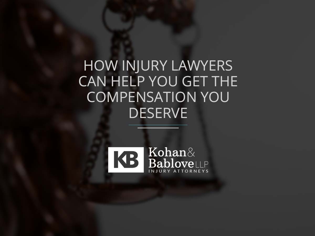 Get The Compensation You Deserve: Hire a Personal Injury Lawyer | Kohan & Bablove, LLP