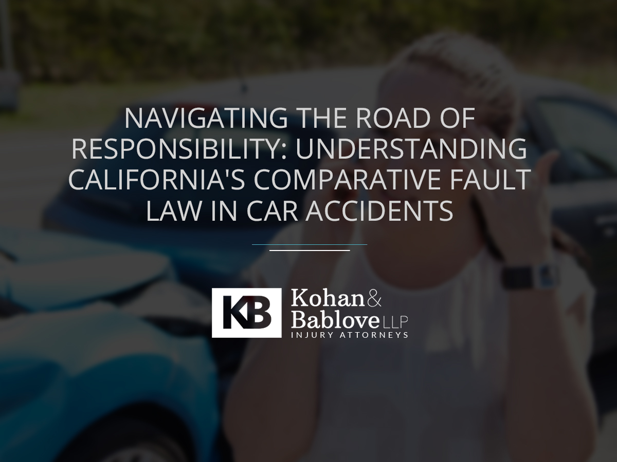 Navigating the Road of Responsibility: Understanding California's Comparative Fault Law in Car Accidents