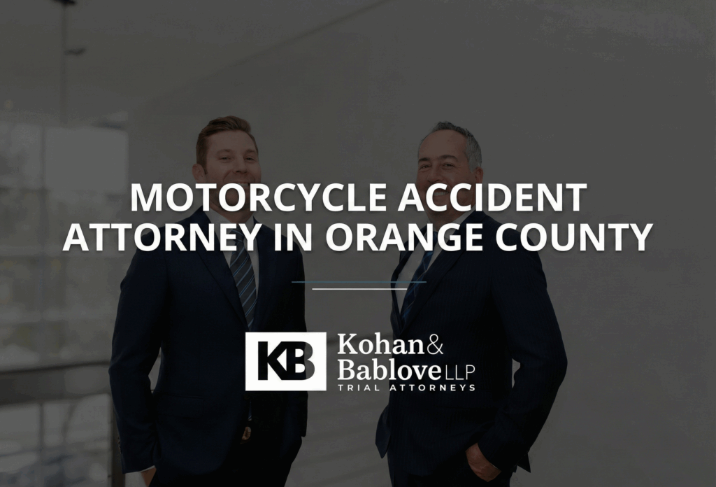 Motorcycle Accident Attorney in Orange County