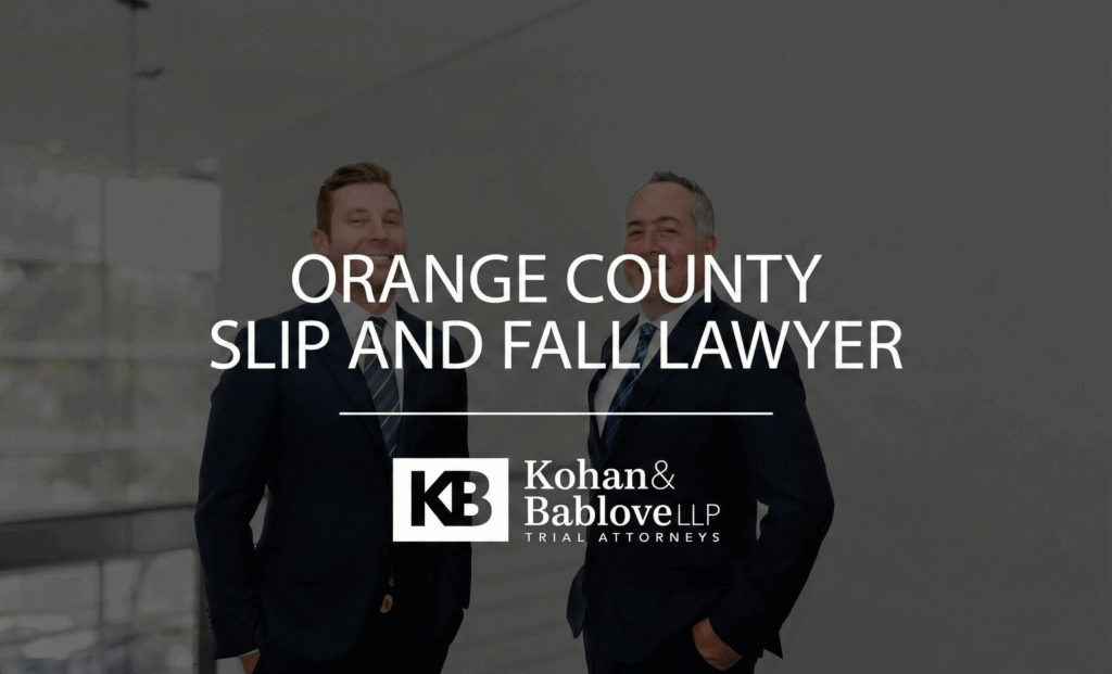 Orange County Slip And Fall Lawyer