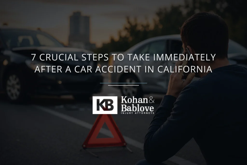 7 Crucial Steps to Take Immediately After a Car Accident in California