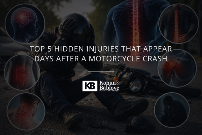 Top 5 Hidden Injuries That Appear Days After a Motorcycle Crash
