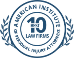 American Institute 10 Best Law Firms, personal injury attorneys award