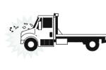 Truck accident icon